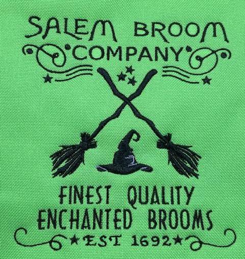 Salem Broom Co. embroidered on a tote bag