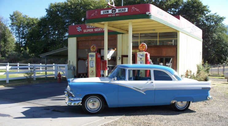 1956 Ford Club Sedan - Original Photo